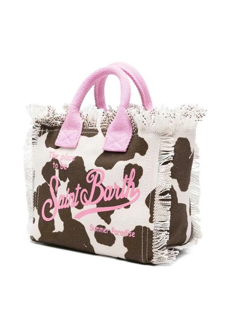 Borsa Mini in canvas SAINT BARTH | VAMI001 VANITY MINI00327L COW SKIN 1021